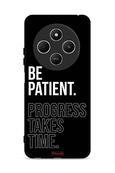 Tolwak غطاء حماية لهاتف Xiaomi Redmi 14C 4G - كن صبورًا، فالتقدم يستغرق وقتًا