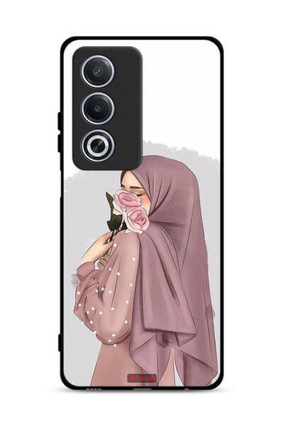 Tolwak غطاء حماية Oppo A3 Pro 5G برسومات فتاة تحمل ورودًا