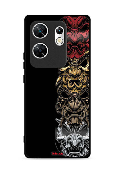Tolwak غطاء حماية لهاتف Infinix Zero 30 4G مع رسومات فنية للرؤوس