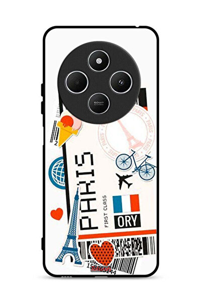 Tolwak غطاء حماية لهاتف شاومي ريدمي 14R 5G، ملصق باريسي