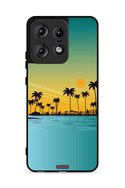 Tolwak غطاء حماية لهاتف موتورولا إيدج 50 برو 5G، منظر طبيعي، فن تجريدي