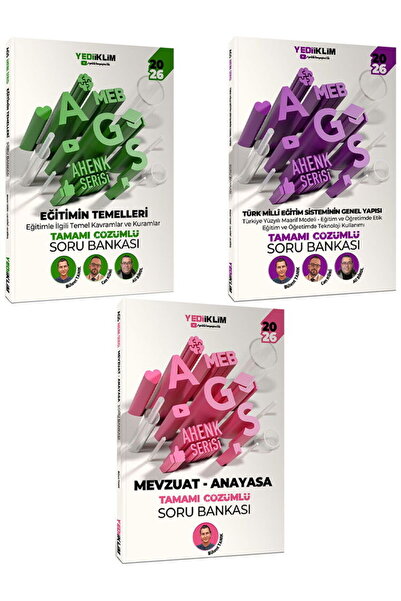 Yediiklim Yayınları 2026 MEB AGS Ahenk Serisi Eğitimin Temelleri-Eğitim Siste...