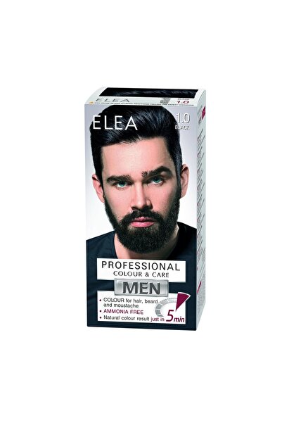 Elea Vopsea pentru păr, barbă și mustață, Elea, 100 ml, negru