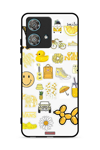 Tolwak غطاء حماية لهاتف موتورولا إيدج 40 نيو 5G - علامات أنثوية