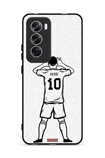 Tolwak غطاء حماية لهاتف Oppo Reno12 5G برسم ميسي