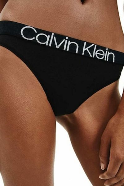 Calvin Klein Chiloți de damă Calvin Klein F6579-BK-M, Bumbac, M, Negru