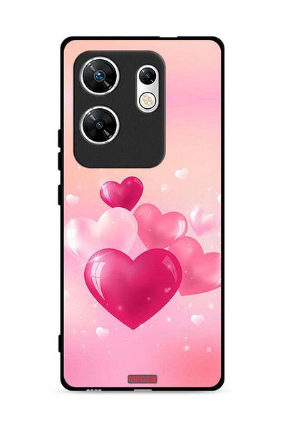 Tolwak غطاء حماية لهاتف Infinix Zero 30 4G برسومات قلوب جميلة