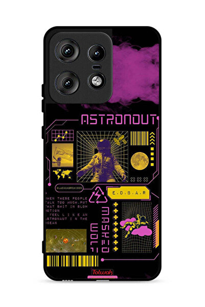 Tolwak غطاء حماية لهاتف موتورولا إيدج 50 برو 5G، ملصق رائد فضاء