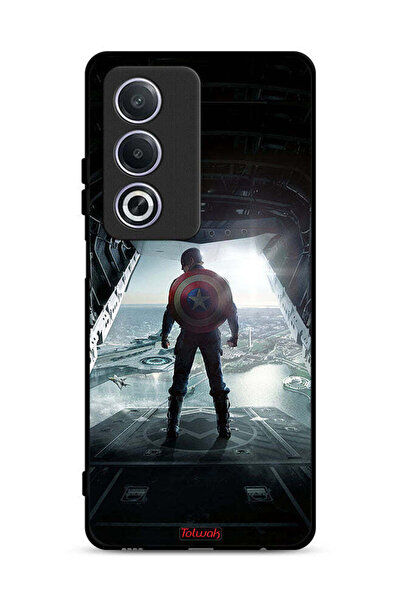 Tolwak Oppo A3 Pro 5G Protective Case Cover Portrait Display Captain America
