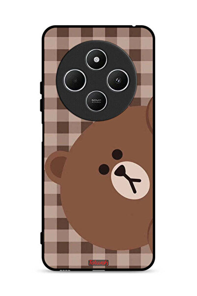 Tolwak غطاء حماية لهاتف شاومي ريدمي 14R 5G بتصميم دب تيدي