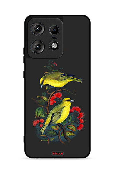 Tolwak غطاء حماية لهاتف موتورولا إيدج 50 برو 5G بطبعة طيور