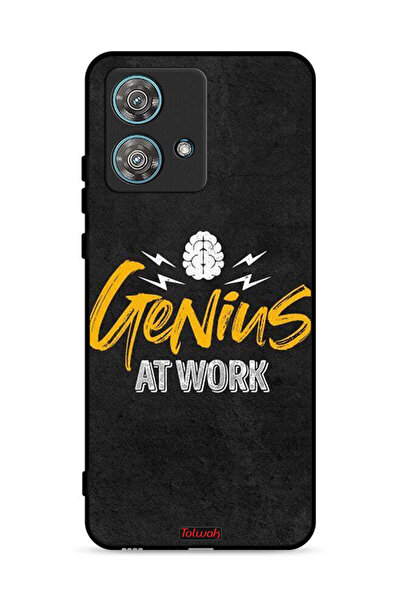 Tolwak غطاء حماية لهاتف موتورولا إيدج 40 نيو 5G - جينيوس في العمل