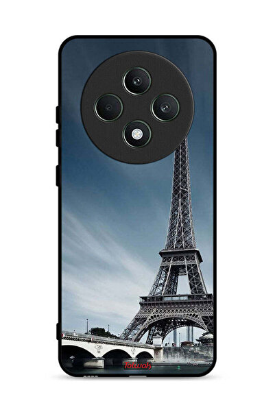 Tolwak جراب حماية لهاتف Oppo Reno12 F 5G بتصميم برج إيفل