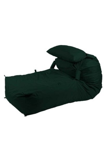 Pufrelax XL Yoga Chair and Cushion, Waterproof Material - Tuborg Green