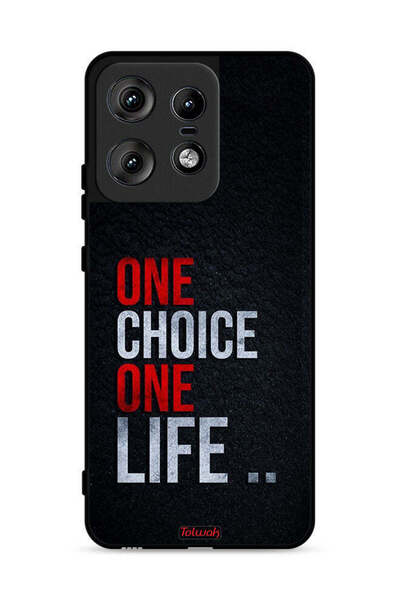 Tolwak غطاء حماية لهاتف موتورولا إيدج 50 برو 5G - اختيار واحد - حياة واحدة