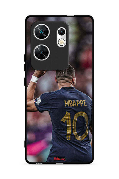 Tolwak غطاء حماية لهاتف Infinix Zero 30 4G بتصميم Mbappe 10