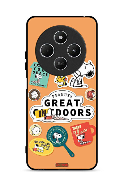 Tolwak غطاء حماية لهاتف شاومي ريدمي 14R 5G بملصقات الفول السوداني