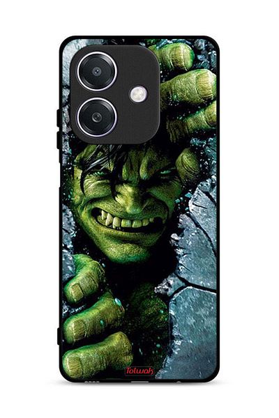 Tolwak غطاء حماية لهاتف Oppo A3 5G بتصميم هالك المذهل