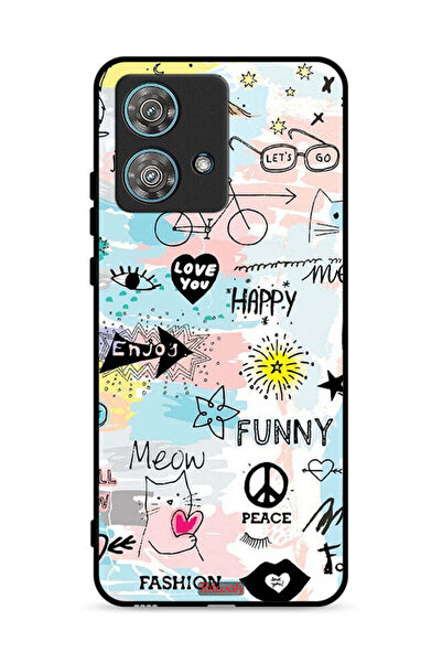 Tolwak غطاء حماية لهاتف موتورولا إيدج 40 نيو 5G - أحبك