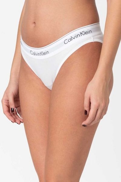 Calvin Klein , Briefs in Cotton and Modal Blend, Optic White/Black, XL