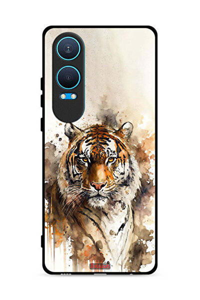 Tolwak غطاء حماية لهاتف OnePlus Nord CE4 Lite 5G بنقشة فن الفهد التجريدي