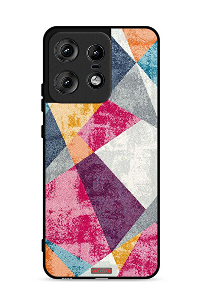 Tolwak Motorola Edge 50 Pro 5G Protective Case Cover Paint Pattern