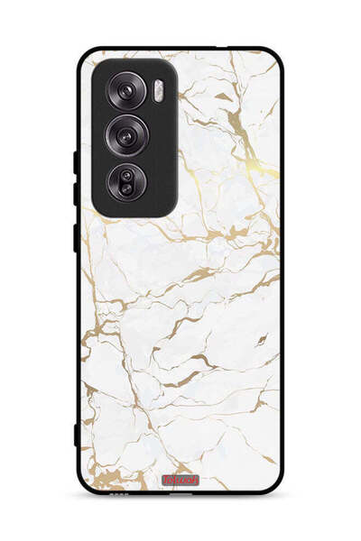 Tolwak غطاء حماية لهاتف Oppo Reno12 Pro 5G بنقشة رخامية