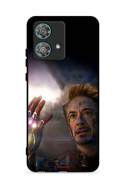 Tolwak غطاء حماية لهاتف موتورولا إيدج 40 نيو 5G - أنا الرجل الحديدي