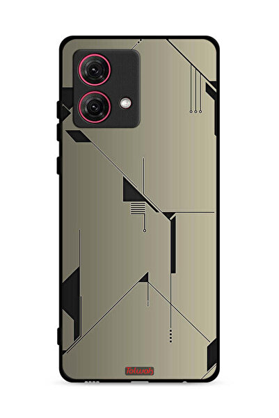 Tolwak غطاء حماية موتورولا موتو جي 84 5 جي بتصميم فني تجريدي بسيط