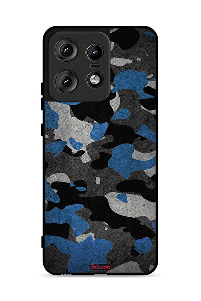 Tolwak غطاء حماية لهاتف موتورولا إيدج 50 برو 5G بنمط مموه