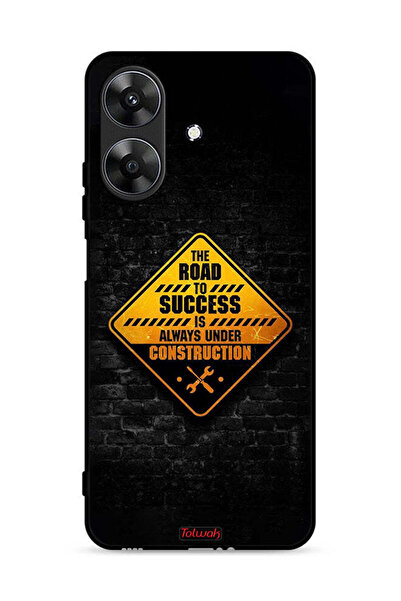 Tolwak غطاء حماية لهاتف Realme Note 60 4G الطريق إلى النجاح دائمًا قيد الإنشاء