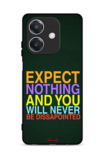 Tolwak Oppo A3 5G Protective Case Cover Expect Nothing And You Will Never Be ...