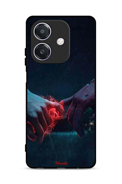 Tolwak غطاء حماية لهاتف Oppo A3 5G، مزين برسومات "أيدي محترقة"