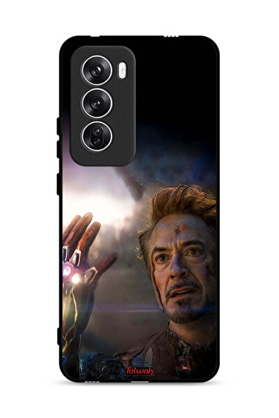 Tolwak غطاء حماية لهاتف Oppo Reno12 5G أنا الرجل الحديدي