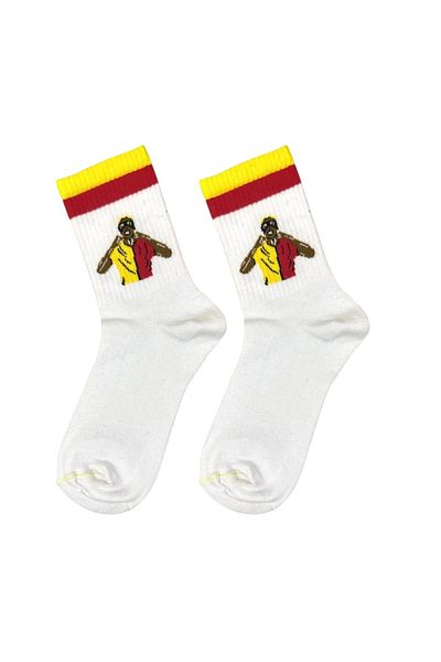 Çorap Kurdu V.O. Masked Athlete Patterned Unisex Tennis Socks