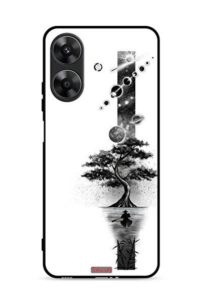 Tolwak Realme Note 60 4G Protective Case Cover Earth Space Art