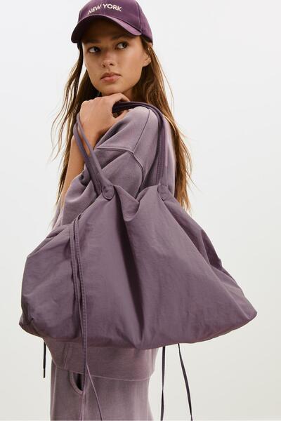 Stradivarius Fabric tote bag