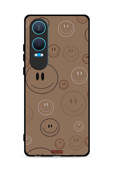 Tolwak غطاء حماية لهاتف OnePlus Nord CE4 Lite 5G بنقشة وجوه مبتسمة