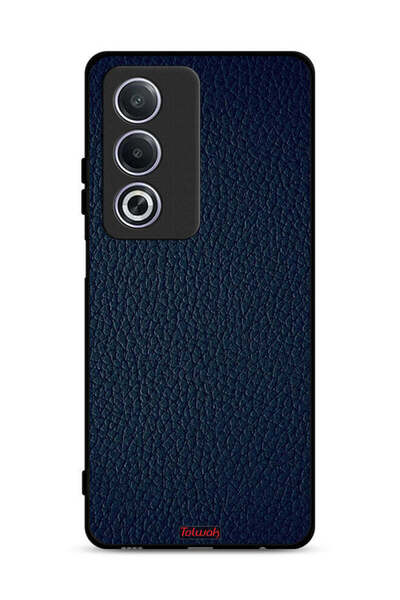 Tolwak غطاء حماية جلدي بنمط هندسي لهاتف Oppo A3 Pro 5G