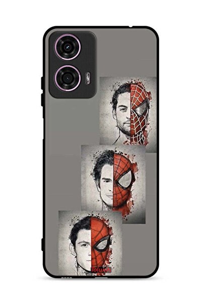 Tolwak غطاء حماية لهاتف موتورولا موتو جي 24 4G برسومات سبايدر مان