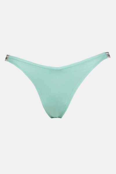 Calvin Klein , Cotton Blend Thong, Mint Green, L