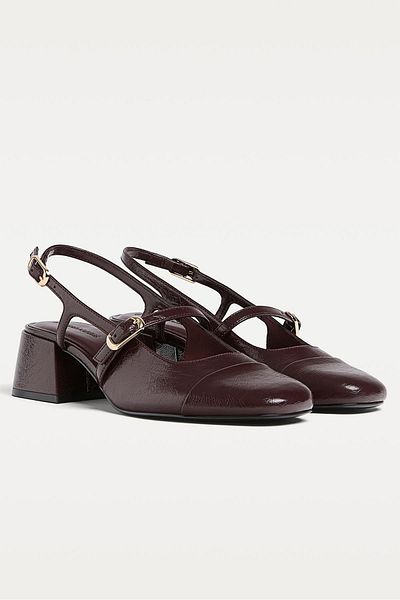 Stradivarius Block heel Mary Jane-style shoes