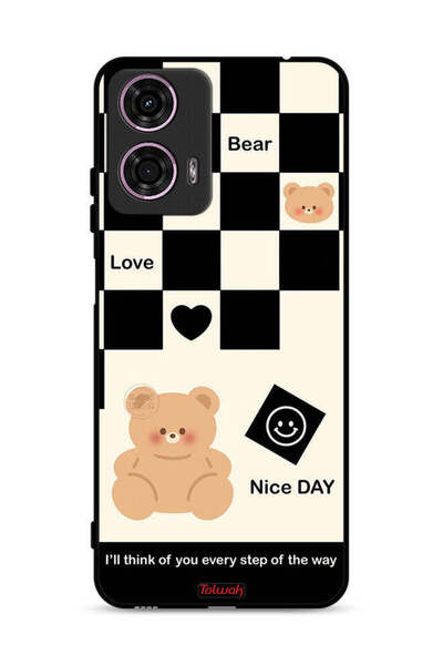 Tolwak غطاء حماية لهاتف موتورولا موتو جي 24 4G سأفكر فيك في كل خطوة على الطريق