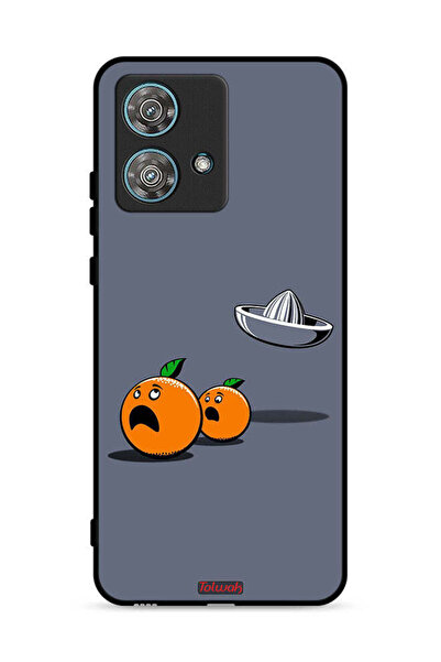 Tolwak غطاء حماية لهاتف موتورولا إيدج 40 نيو 5G، تصميم فني رقمي بسيط وفكاهي