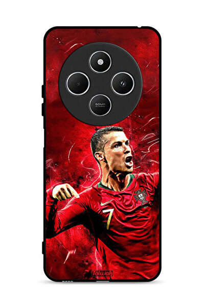 Tolwak غطاء حماية لهاتف Xiaomi Redmi 14C 4G بطبعة كريستيانو رونالدو
