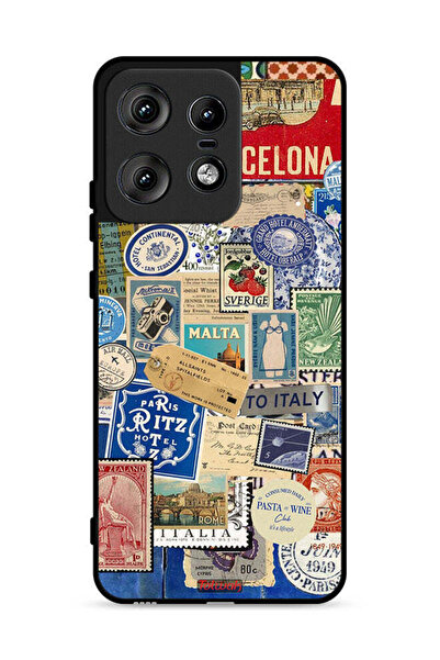 Tolwak ملصقات غطاء حماية لهاتف موتورولا إيدج 50 برو 5G لمدن مختلفة