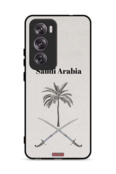 Tolwak غطاء حماية لهاتف Oppo Reno12 Pro 5G - لوحة فنية لعلامة المملكة العربية...