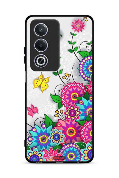 Tolwak غطاء حماية لهاتف Oppo A3 Pro 5G بنقشة زهور ماندالا