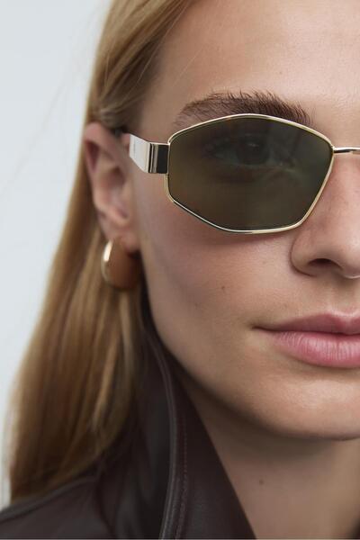 Stradivarius Hexagonal sunglasses