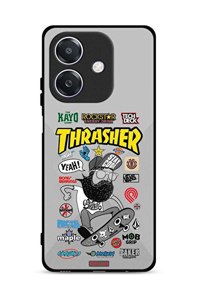 Tolwak غطاء حماية Oppo A3x 5G ملصق Thrasher